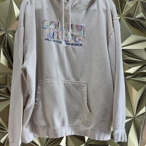 Country Music Hall of Fame Women's Cream Hoodie